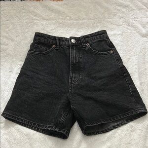 Zara Black Jean Shorts